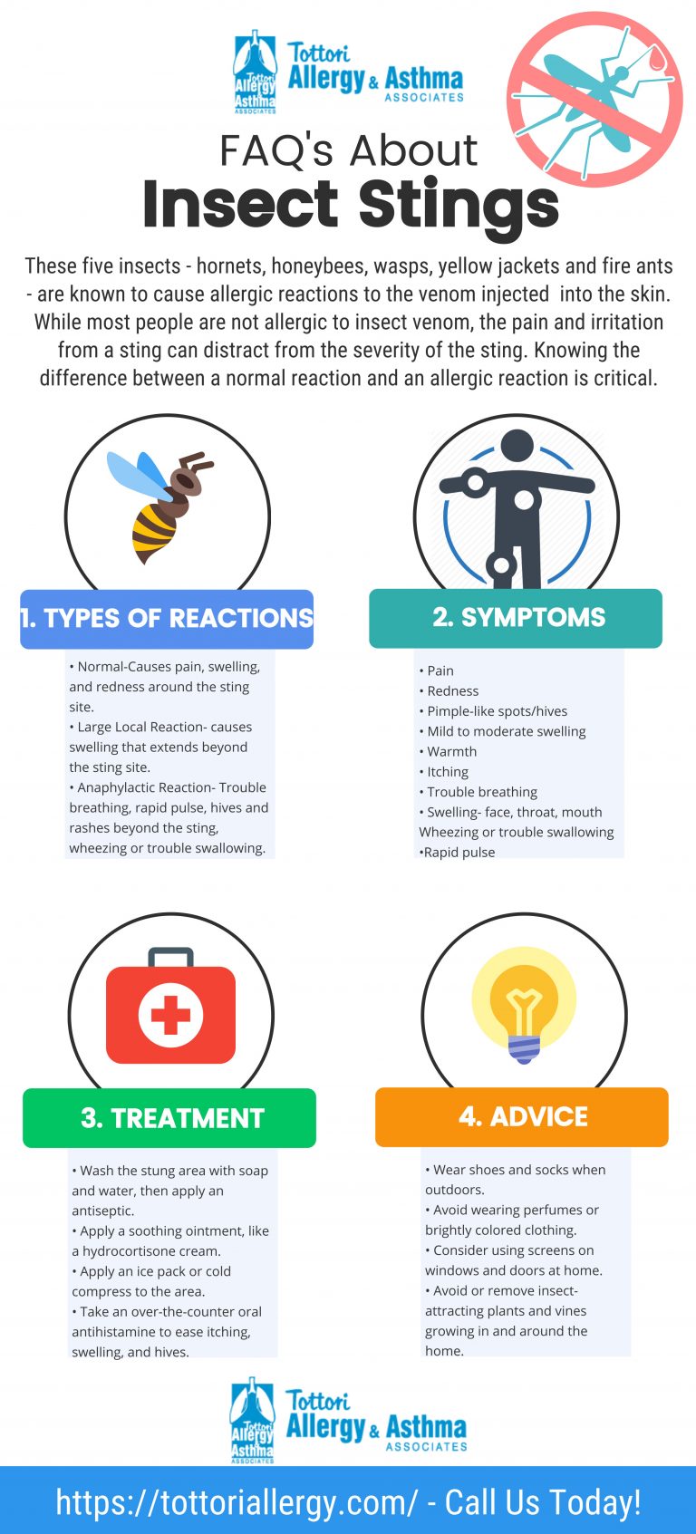 FAQ's About Insect Stings Tottori Allergy & Asthma Associates