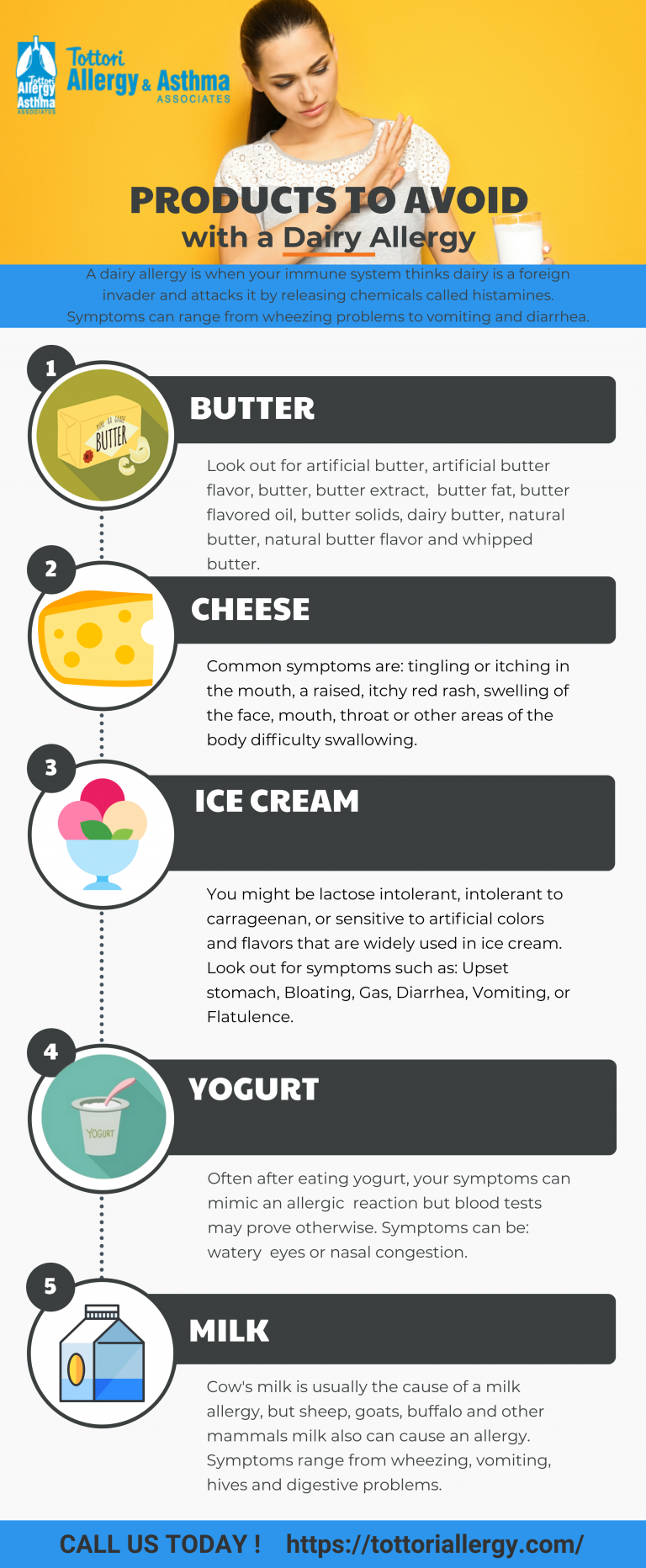 Products to Avoid with a Dairy Allergy Tottori Allergy & Asthma